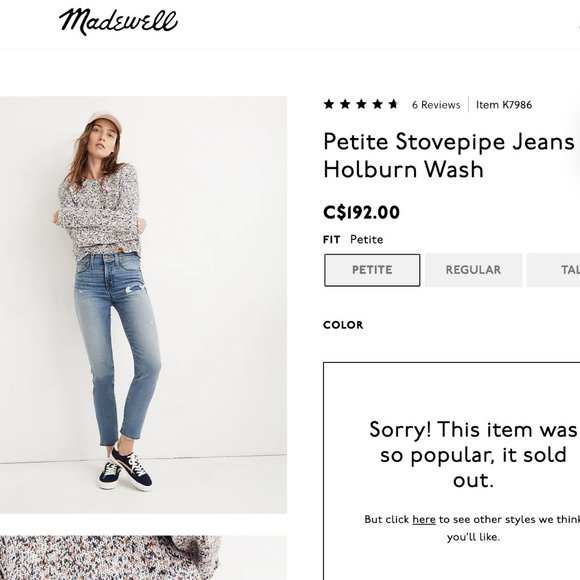 Madewell High Rise Petite Stovepipe Slim Straight Jeans Distressed Frayed Hem 25 - Picture 14 of 14